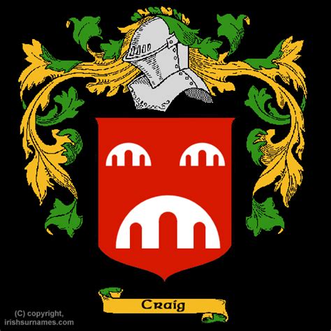 craig family crest|craig family coat of arms meaning.